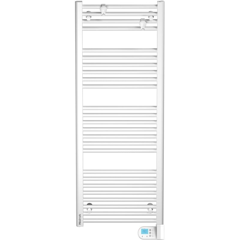 Radiateur sèche-serviettes à inertie fluide Noirot Flobain Neo 750W blanc