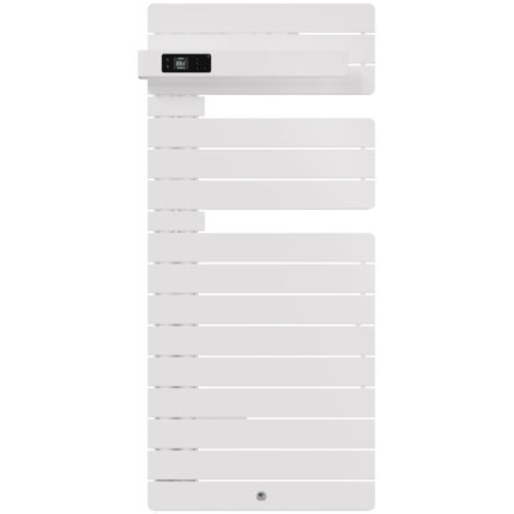 RADIATEUR SÈCHE-SERVIETTES CLASSIQUE MAT À GAUCHE 500W BLANC BRILLANT THERMOR 483254