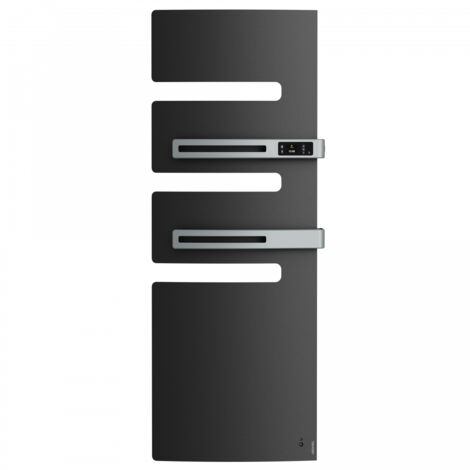 Radiateur sèche-serviettes connecté Serenis Premium mât droite 1750W anthracite ATLANTIC 850452