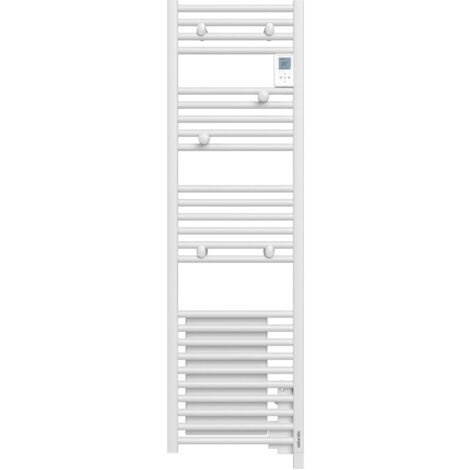 Radiateur sèche-serviettes Doris Digital étroit 0500W blanc carat ATLANTIC 851145