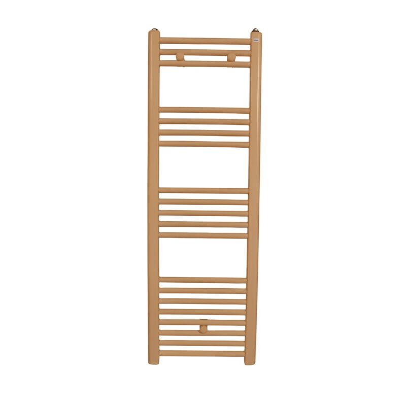 Radiateur sèche-serviettes eau chaude CODA 120 x 40 cm beige mat