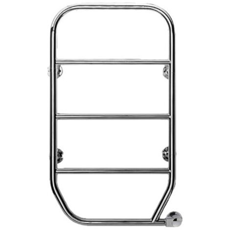 Radiateur sèche-serviettes électrique 100W vertical Blanc NILA - FINIMETAL 3835109