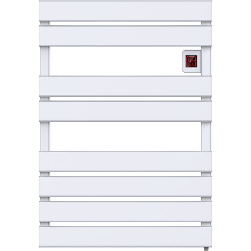 Kalia - Sèche serviette électrique cameron Blanc Aluminium 500W