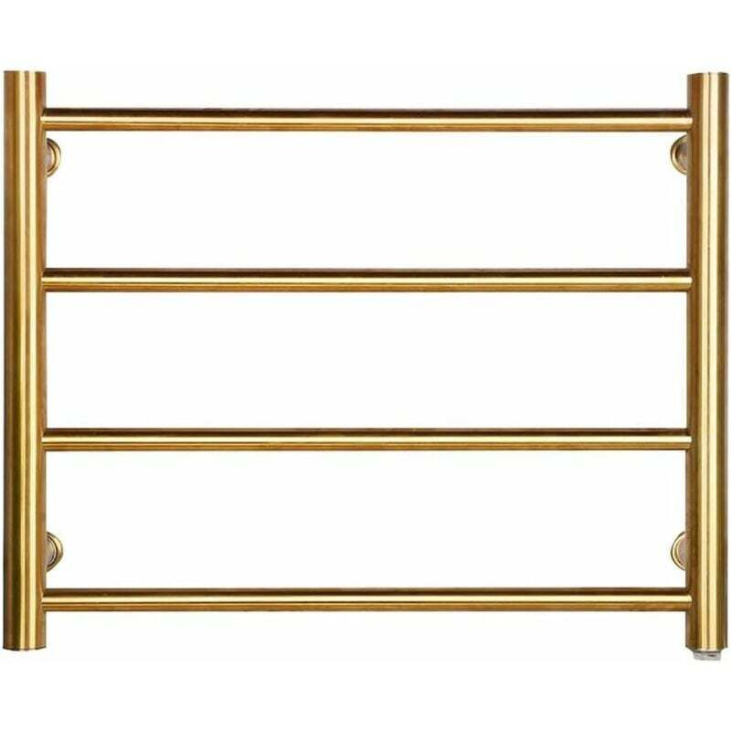 Radiateur sèche-serviettes électrique à faible consommation d'énergie en acier inoxydable 304, support mural, radiateur électrique pour serviettes,