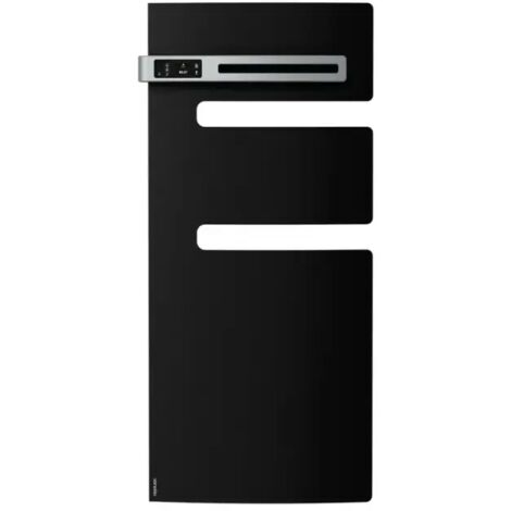 Radiateur sèche-serviettes Serenis mât gauche 500W Noir ATLANTIC 850534