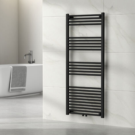 Radiateur sèche-serviettes Voss acier 140 x 60 cm noir [neu.haus]