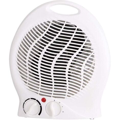 Radiateur soufflant avec 3 niveaux de chauffage ventilateur compact ventilateur puissant 2000 W avec protection contre la surchauffe et protection contre le basculement