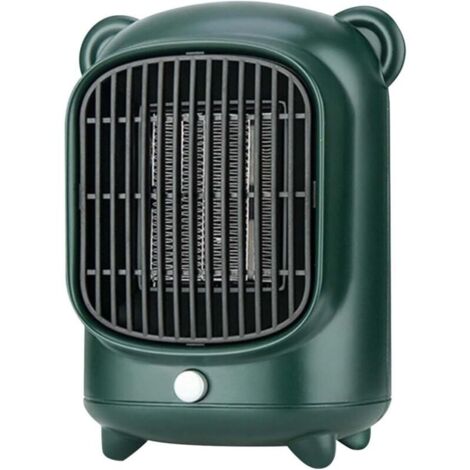 Radiateur soufflant céramique 500W – Silencieux et économe en énergie – Protection contre la surchauffe – Pour salle de bain et bureau