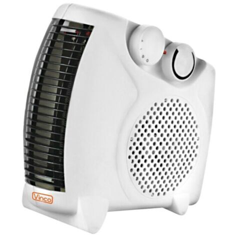 Radiateur soufflant de table Vinco art.70309 deux puissances se'lectionnables 1000/2000w fonctions chaud chaud ventile'