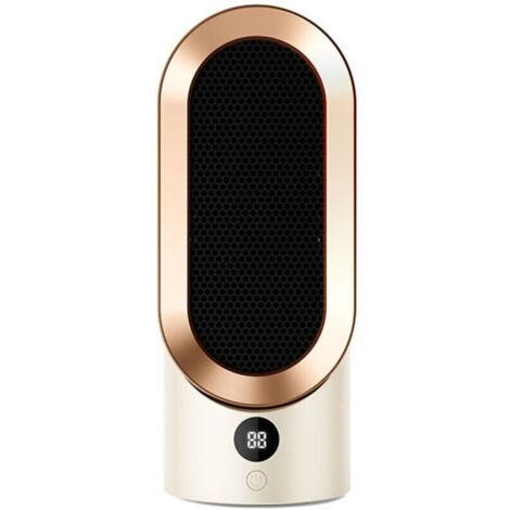 Radiateur soufflant électrique, radiateur portable en céramique 1200 W, chauffage rapide, 2 modes, protection contre la surchauffe et le basculement, radiateur soufflant enfichable pour la maison