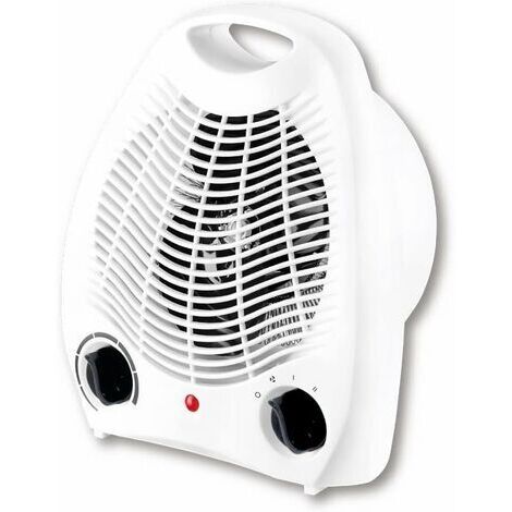 Radiateur soufflant électrique ,Réchaud électrique,1000W / 2000W , Thermo Convecteur à Air Chaud 2 Pouvoirs Bouton Intuitif, Silencieux, Portabledengyank