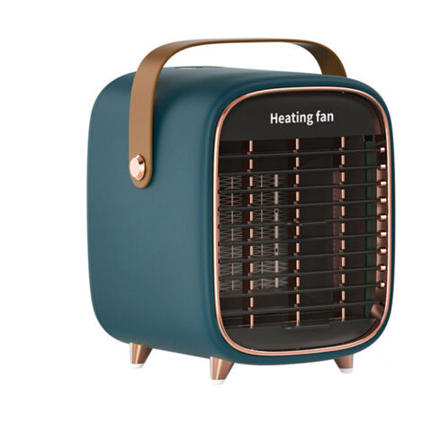 Radiateur soufflant Mini radiateur de bureau Souffleur d'air chaud silencieux Petit radiateur domestique Radiateur électrique de chambre à coucher 90240V/5060HZ
