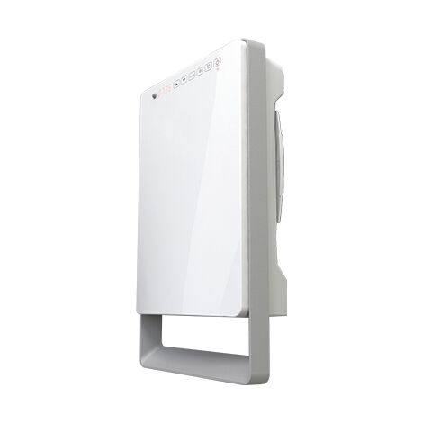 Radiateur soufflant mural 1800W – Sèche-serviettes avec thermostat électronique – Modes confort, éco, hors-gel – Design ultra-plat 11 cm – Aurora