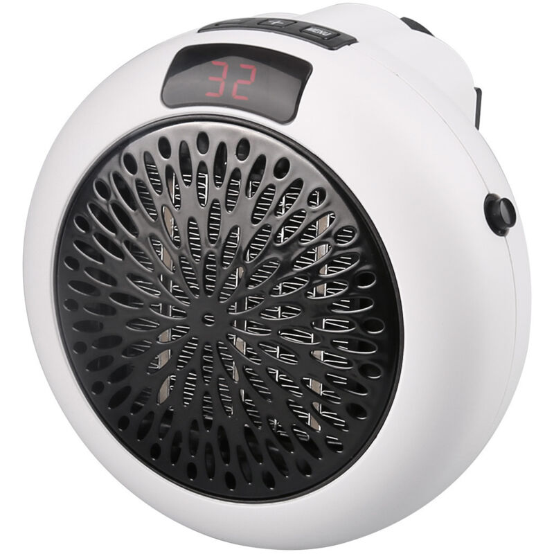 Radiateur soufflant soufflant enfichable 900 W, mini radiateur électrique, radiateur