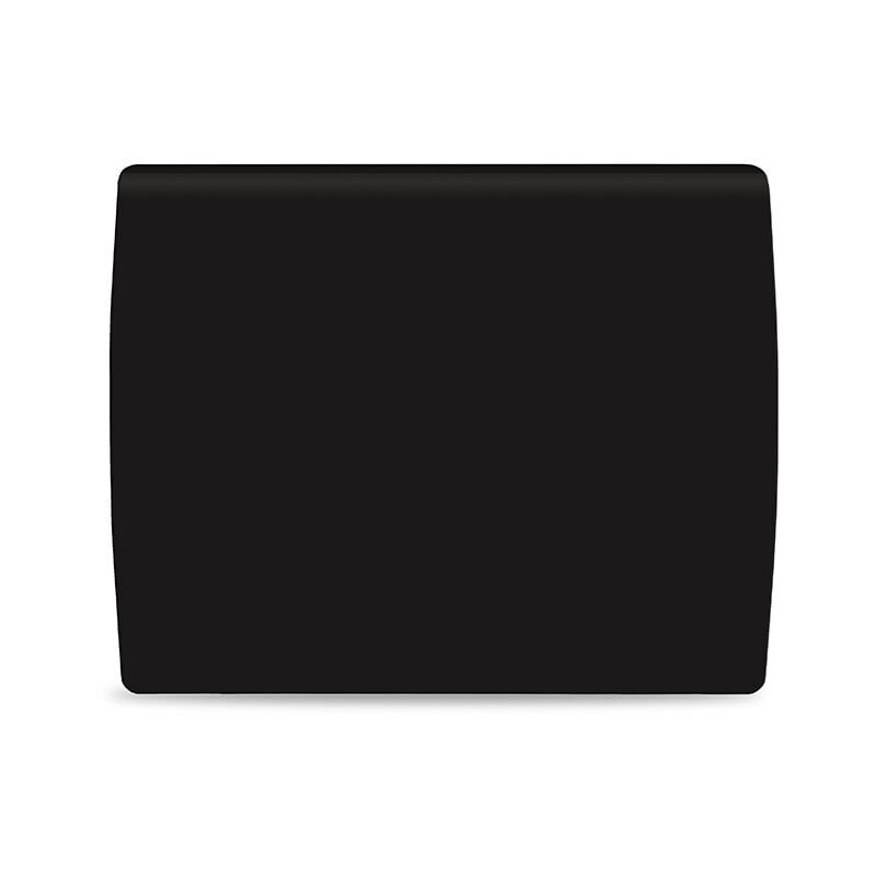 HJM - Radiateur thalie électrique Noir 1500watts à inertie céramique : Chaleur douce, économie d'énergie, et sécurité optimale avec programmation