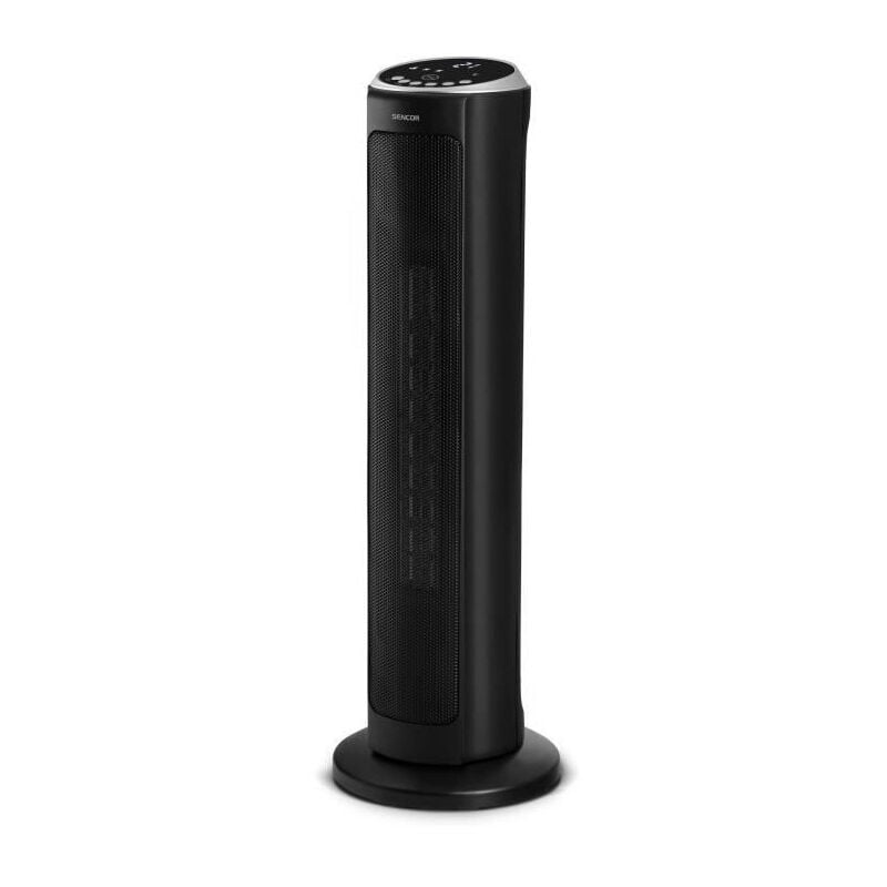 Sencor - Radiateur tour en céramique sfh 8990BK - Jusqu'a 2000 w - 3 modes - 24 m² / 60 m³ - Télécommande - Noir