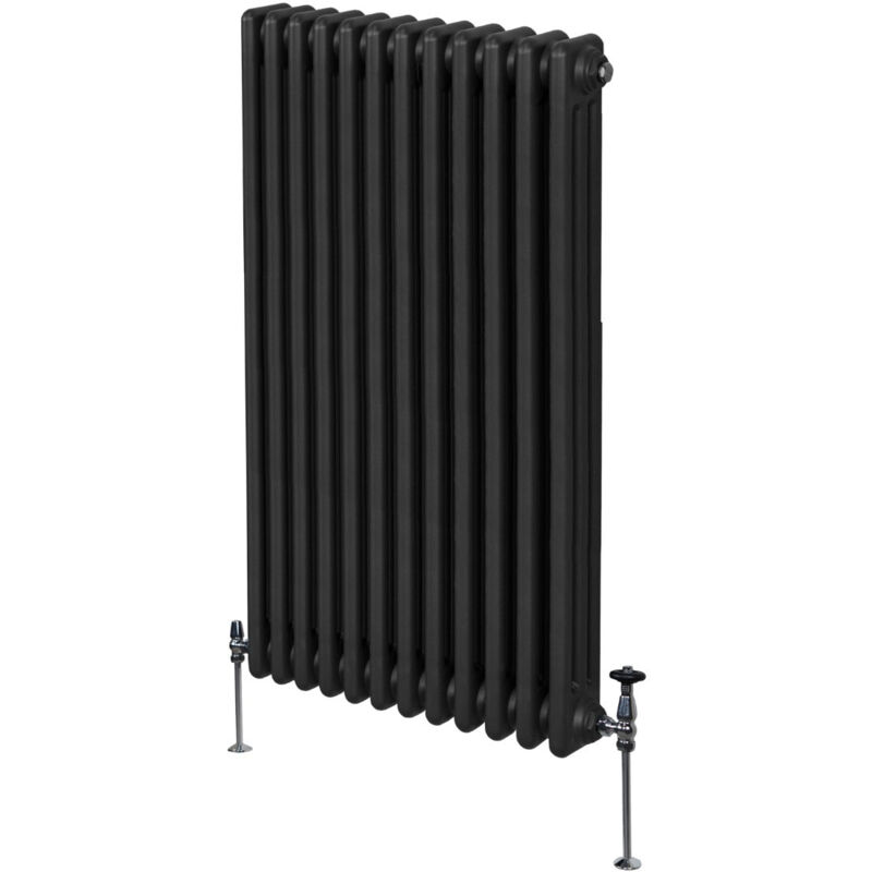 Monstershop Traditional 3 Column Radiator - 1500 x 562mm - Black