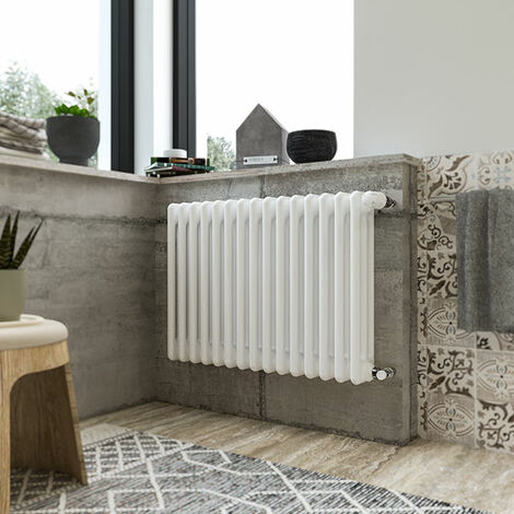 Radiateur tubulaire eau chaude 6 éléments - HxL 392x270mm - 257Watts - 257 Watt - COMBY/3/400/6