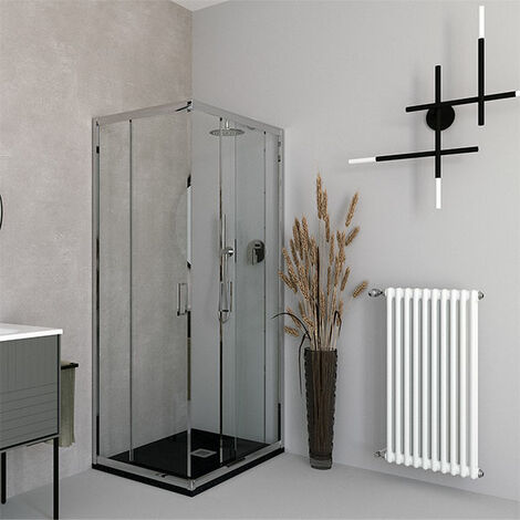 Radiateur tubulaire eau chaude 6 éléments - HxL 892x270mm - 381Watts - 381 Watt - COMBY/2/900/6