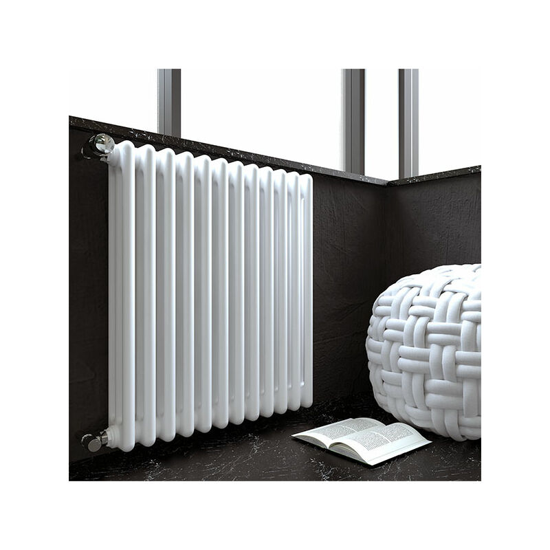 Radiateur tubulaire eau chaude - Hauteur 742mm - 3 colonnes - 377 Watt - COMBY/3/750/5