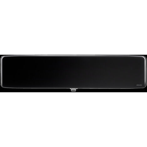 Radiateur verre connecté Verali plinthe 1500W noir brillant ATLANTIC 507664