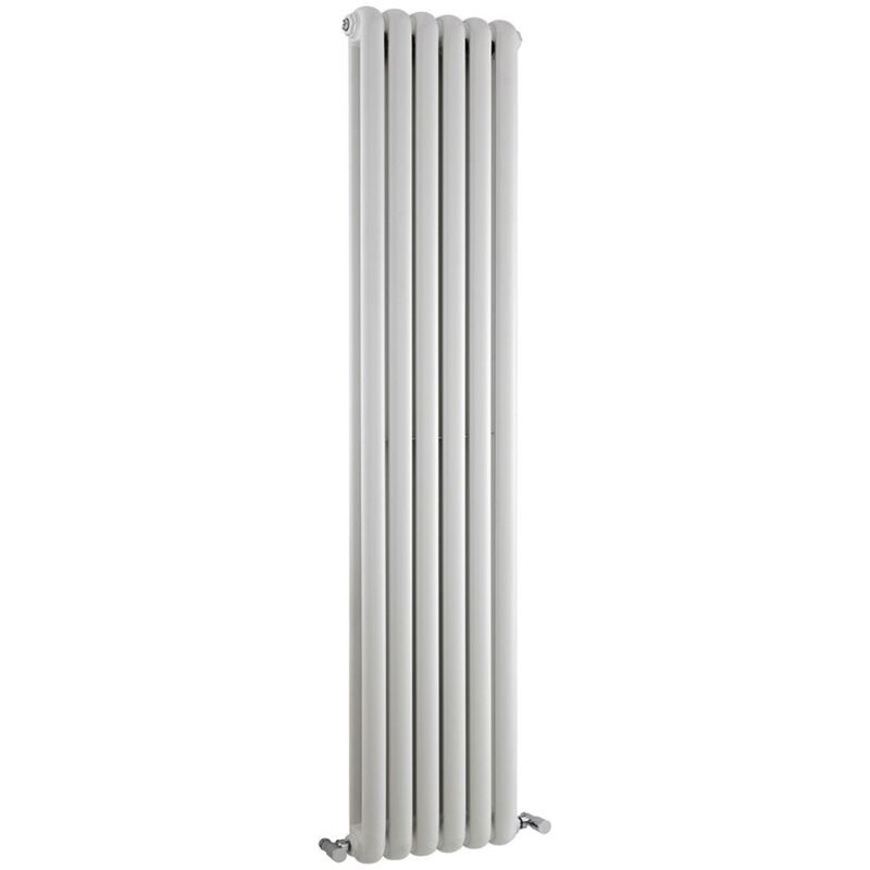 Hudson Reed - Radiateur Design Vertical Blanc Saffré 150cm x 38.3cm x 8cm 1258 Watts