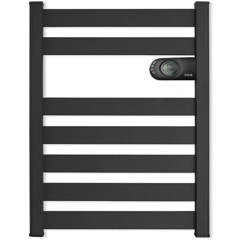 HJM Radiateur ZINNIA Sèche-Serviettes en Aluminium 500W – Sécurité Renforcée. Détection de Fenêtres Ouvertes et Verrouillage clavier. Chauffage Rapide. Faible Consommation d'Énergie. Fabriqué en Espagne