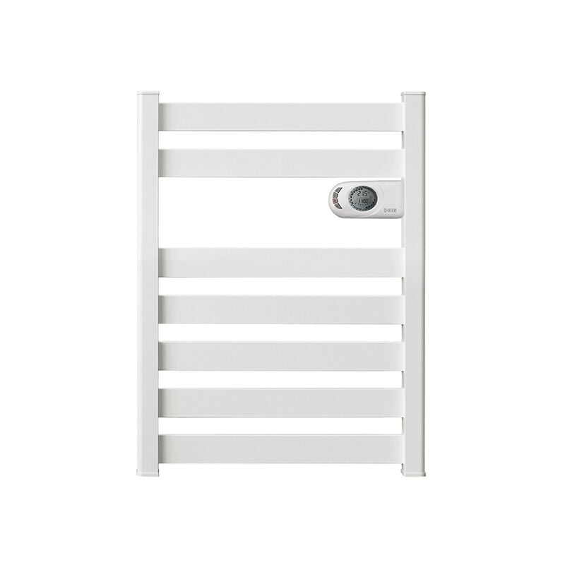 HJM - Radiateur zinnia Sèche-Serviettes en Aluminium 500W – Sécurité Renforcée. Détection de Fenêtres Ouvertes et Verrouillage clavier. Chauffage