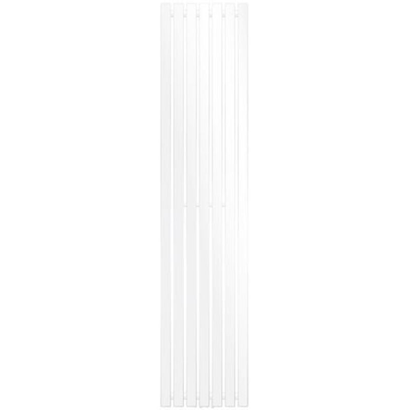 Ecd Germany - Radiateur Stella Non Électrique - 370 x 1800 mm - Blanc - Connexion Central - sans Kit de Raccordement - Design Panneau Plat - avec Kit