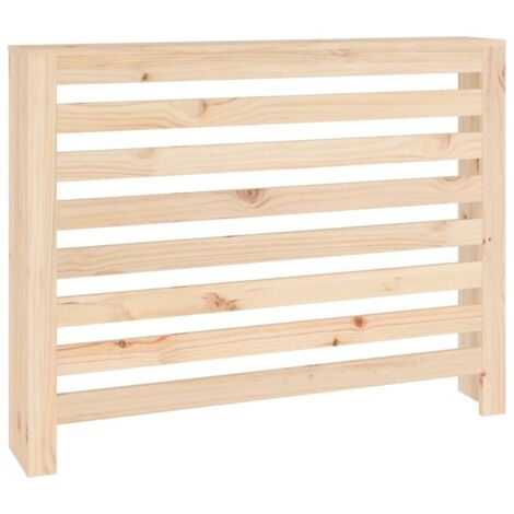 Radiator Cover 108.5x19x84 cm Solid Wood Pine vidaXL