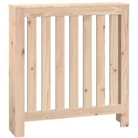 Radiator Cover 79.5x19x84 cm Solid Wood Pine vidaXL