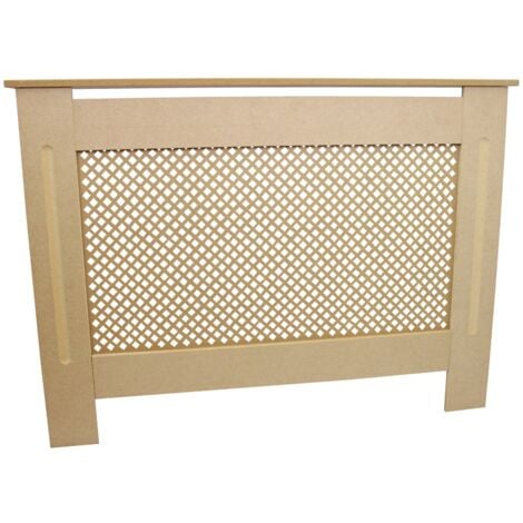 Diamond Grill Style MODERN LIFE Traditional Radiator Cover Unfinished MDF Natural Cabinet,Medium Size Diamond Grill Style MODERN LIFE Traditional Radiator Cover Unfinished MDF Natural Cabinet,Medium Size