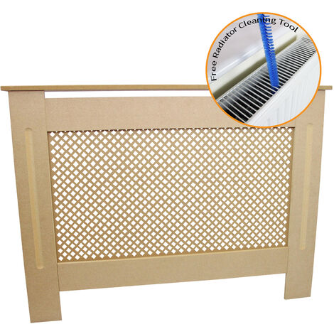 Radiator Cover MDF Unfinished 1115mm - Brown