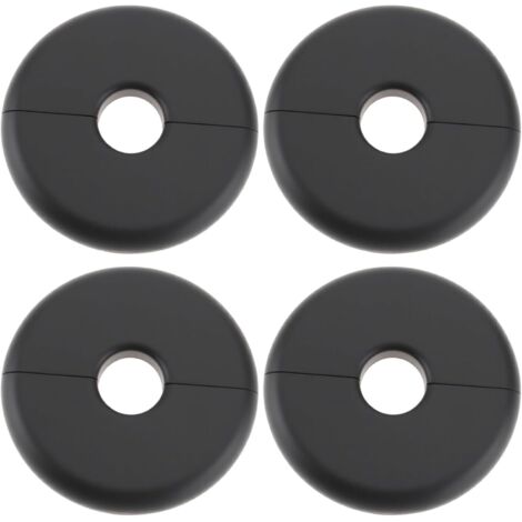 Radiator Pipe Cover 16mm 70mm Diameter Radiator Pipe Cover for Radiator Wall Pipe Decoration Black 4pcs