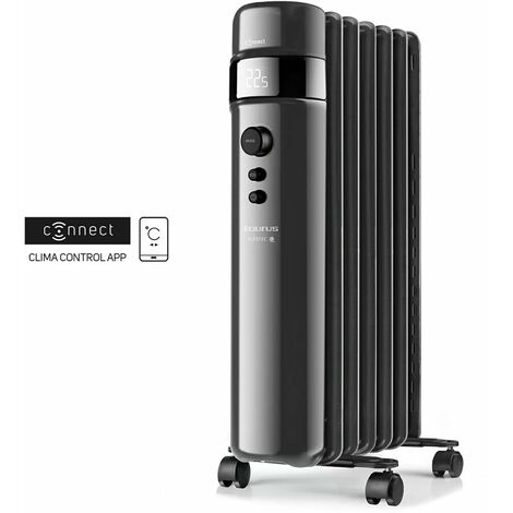 radiatore a bagno d'olio collegato 1500w nero - AGADIR CONNECT 1500 - Taurus Alpatec