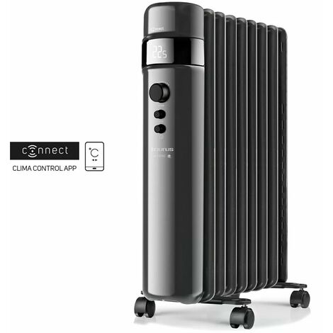 radiatore a bagno d'olio collegato 2000w nero - AGADIR CONNECT 2000 - Taurus Alpatec