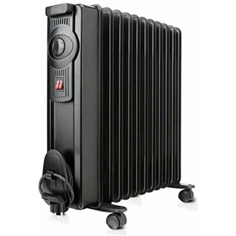 Radiatore a Olio (11 elementi) Black & Decker BXRA2000E Nero 2000 W