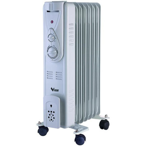 Radiatore ad olio Vigor, 7 elementi, 1500 w