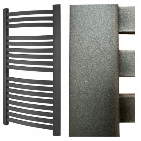 Radiatore da bagno Ladder Antracite 57 x 55 cm 9 Alette Diamond Black