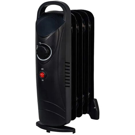 Radiatore Elettrico a Bagno d'olio Baneos Sannover 500 W Nero