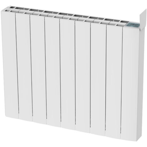 Radiatore Elettrico Scaldasalviette Sahara 750x1800 Mm - 1200W, Termostato Touch, Bianco Per Bagno