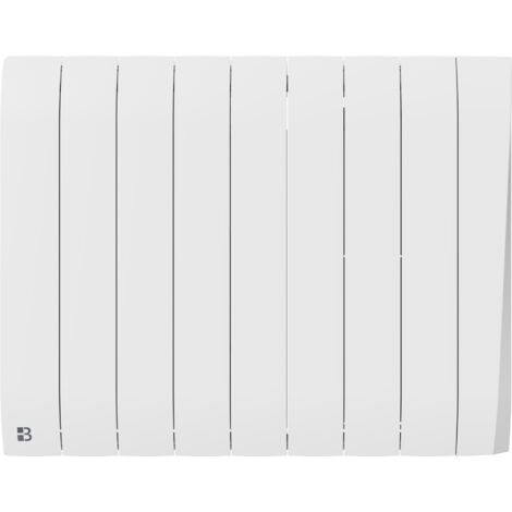 Radiatore elettrico fisso a inerzia secca in ceramica 2000W Bestherm Tikey orizzontale bianco (senza spina)