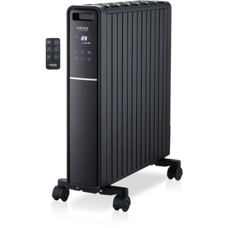 Radiatore elettrico Haeger HE-20D.003A nero 2000 W
