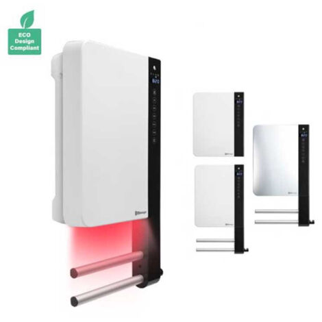 Radiatore Elettrico WINDY - Bianco - Senza Porta Salviette