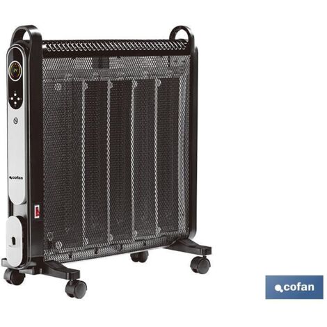 Radiatore mica nero astana modello 2000w timer-mando