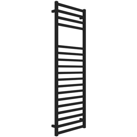 Radiatore scaldasalviette nero opaco Ercos Square