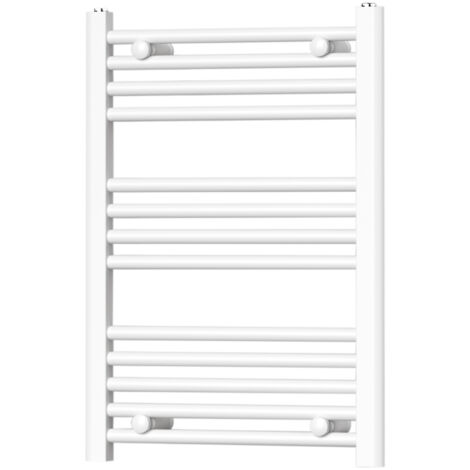 RADIATORE TERMOARREDO SCALDASALVIETTE BIANCO CON TUBOLARI Ø25MM MODELLO ELVIA - MM 840X550 WATT 450 INT.500  - MAM