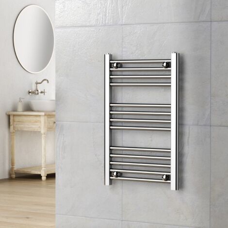 RADIATORE TERMOARREDO SCALDASALVIETTE CROMO LUCIDO CON TUBOLARI Ø25MM MODELLO ELVIA - MM 1230X450 WATT 420 INT.400  - MAM
