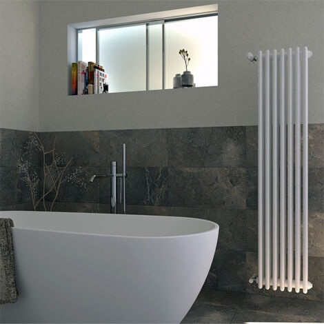 Radiatore tubolare acqua calda 15 elementi - HxL 1492x675mm 2126Watts - 2126 Watt - COMBY/3/1500/15
