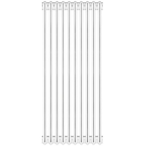 RADIATORE TUBOLARE IN ACCIAIO 3 COLONNE SCOMPONIBILE MOD.1800 Misura: 4 Elementi